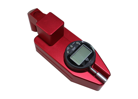 Máy đo độ dày đánh dấu đường hợp kim nhôm màu đỏ với độ phân giải tối thiểu ± 0,1mm