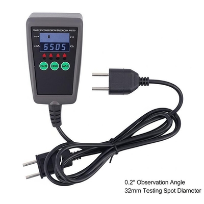 Máy đo phản xạ ngược có độ chính xác cao với Nguồn điện DC 6V Góc quan sát 0.2° Đường kính điểm kiểm tra 32mm