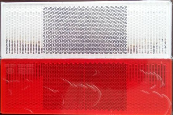 Dấu phản quang màu đỏ trắng Retro có độ phản quang cao Băng phản quang an toàn