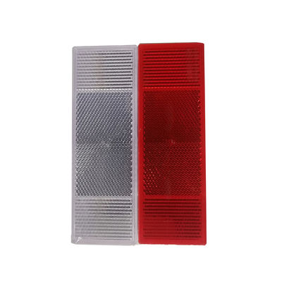 Dán phản quang ô tô 15cm × 5cm màu đỏ và trắng cho xe tải