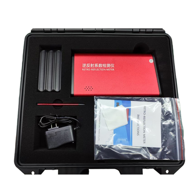 Máy đo phản xạ retro màu vàng xám với nguồn điện 6V DC 4 pin AA và 999 dữ liệu thử nghiệm