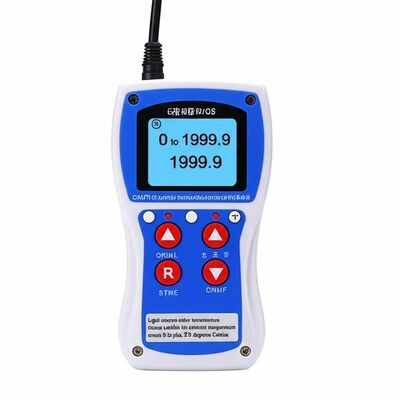 Phạm vi đo 0 đến 1999.9 Thiết bị nhiệt độ màu nguồn sáng phù hợp với nhiệt độ môi trường từ âm 5 đến dương 50 độ C